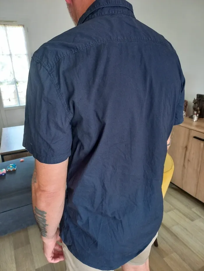 Chemise homme bleue L - photo numéro 3
