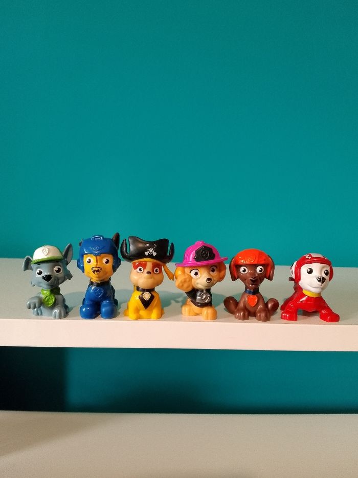 6 figurines Pat patrouille - photo numéro 1