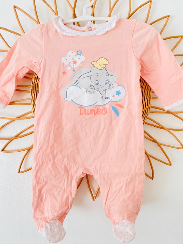 Pyjama mi saison Dumbo 3 mois Disney - photo numéro 2