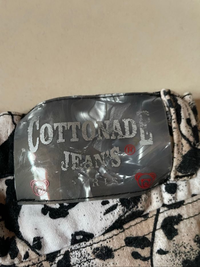 Jeans taille haute chien cottonade paris - photo numéro 4