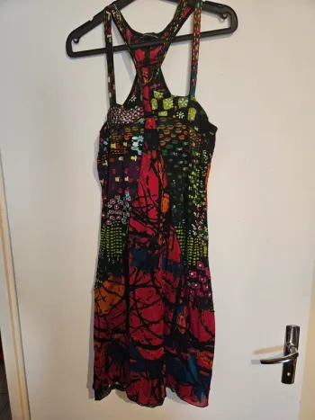 Robe multicolore
