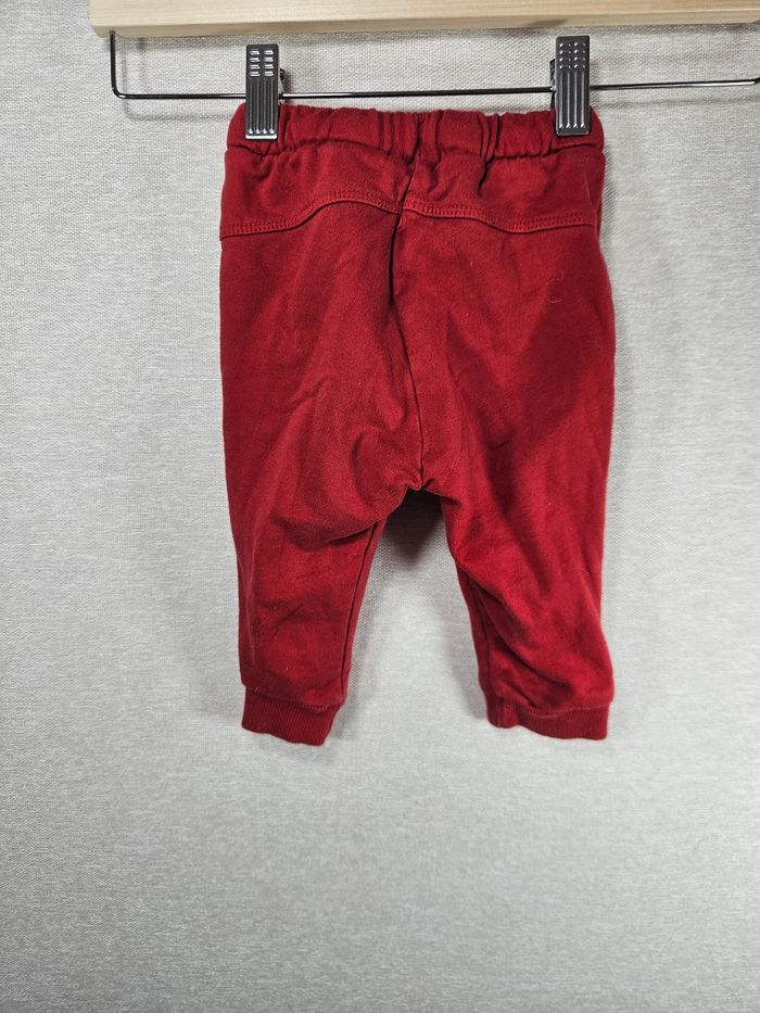 Pantalon de sport Disney  rouge 6mois - photo numéro 5