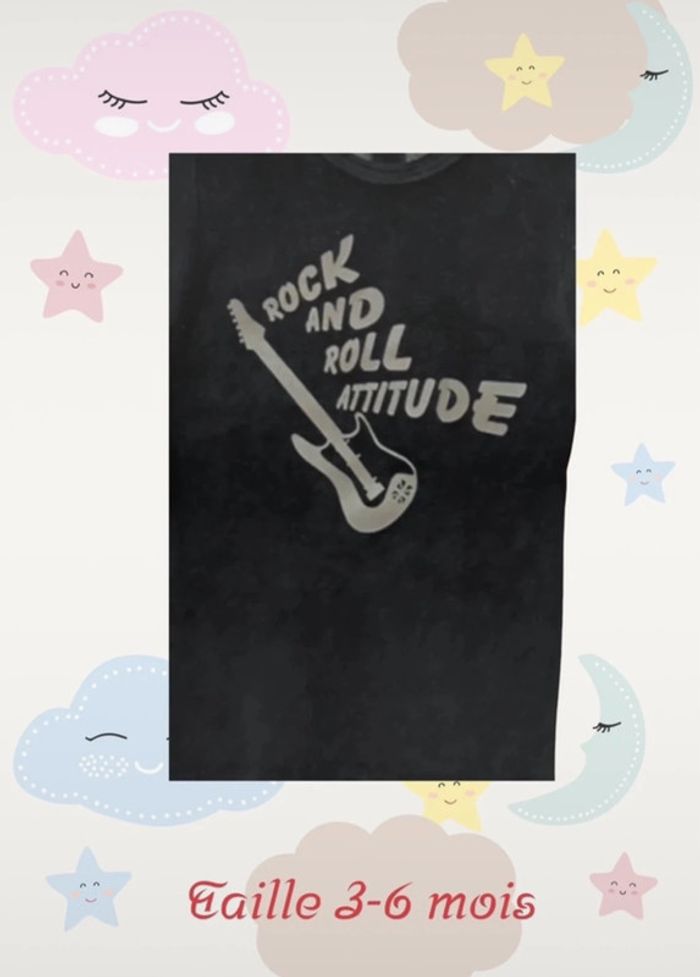 Pyjama rock and roll garçon 3-6 mois - photo numéro 3