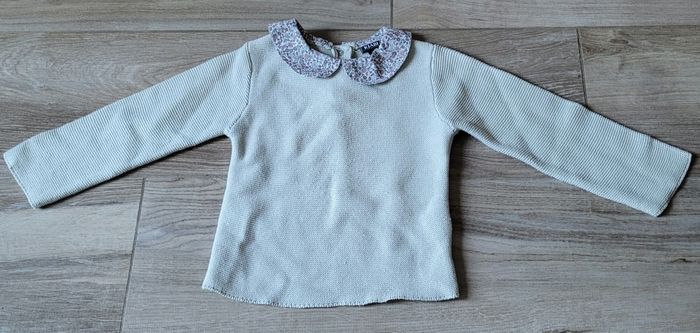 Ensemble pull col Claudine et jeans taille 36 mois - photo numéro 2