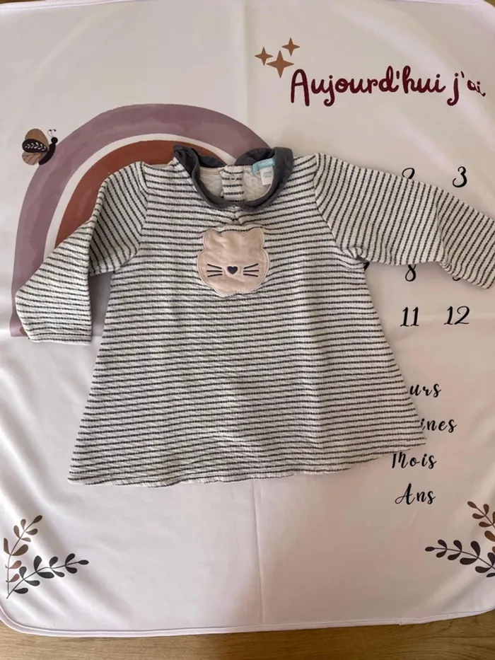 Lot de 2 robes bébé fille – Obaïbi – Taille 23 mois / 86 cm 👗👧 - photo numéro 3