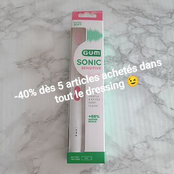 Gum sonic sensitive brosse à dents ultra soft