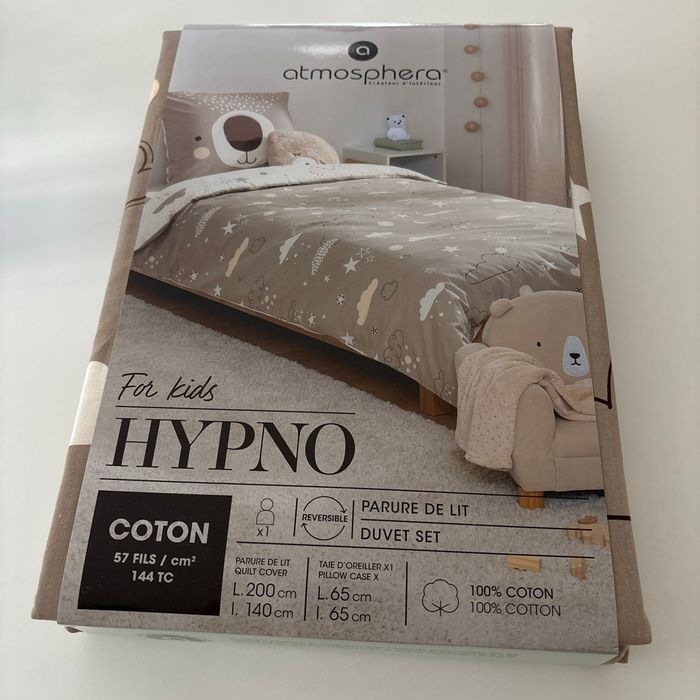 Magnifique parure de lit enfant réversible