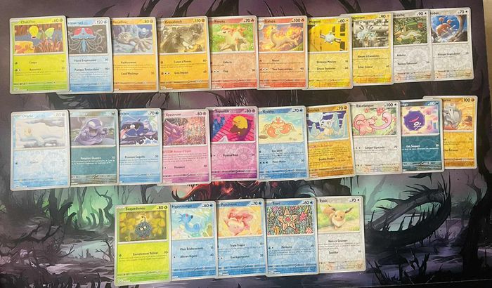 Lot Pokémon 151 – 55 reverses + 14 holo (69 cartes) - photo numéro 2