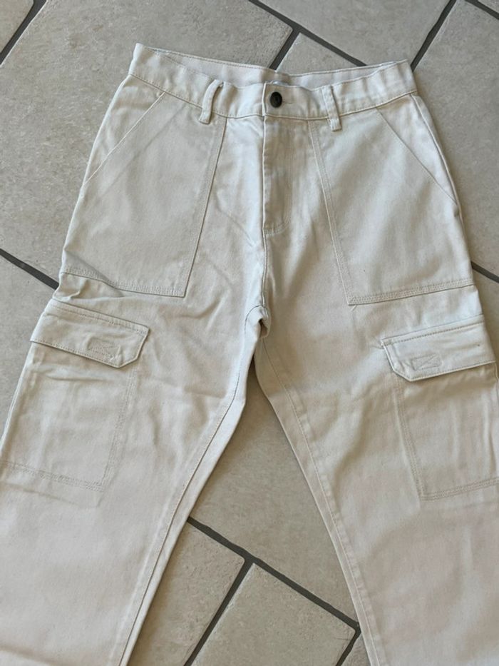 Pantalon beige à poches - photo numéro 2