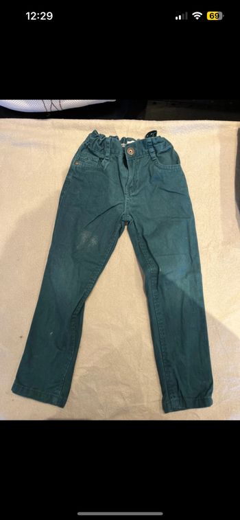 Pantalon vert 4 ans
