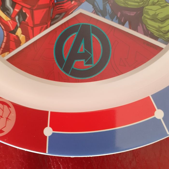 Repas enfant:Assiette & Bol Avengers *plastique micro-ondable - photo numéro 9