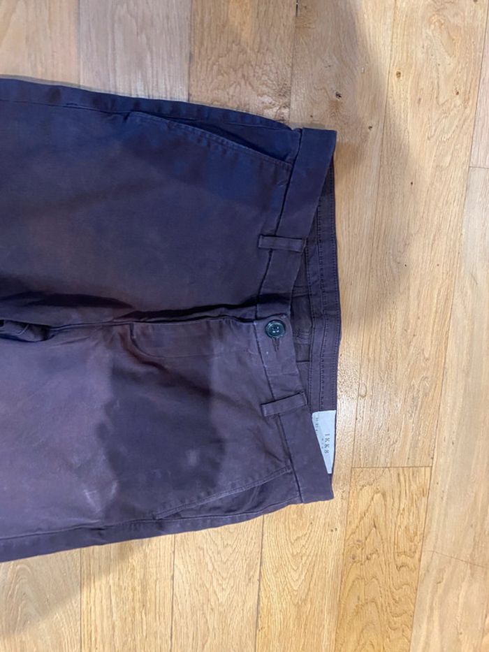 Chinos bordeaux Ikks en 29 - photo numéro 4