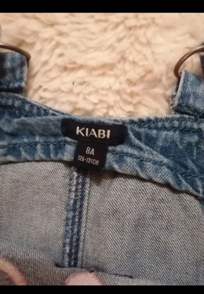 Robe salopette en jean 8 ans - photo numéro 9