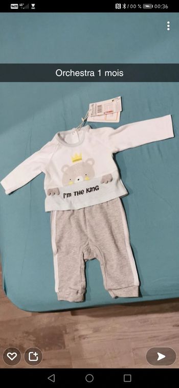 Ensemble bébé nounours