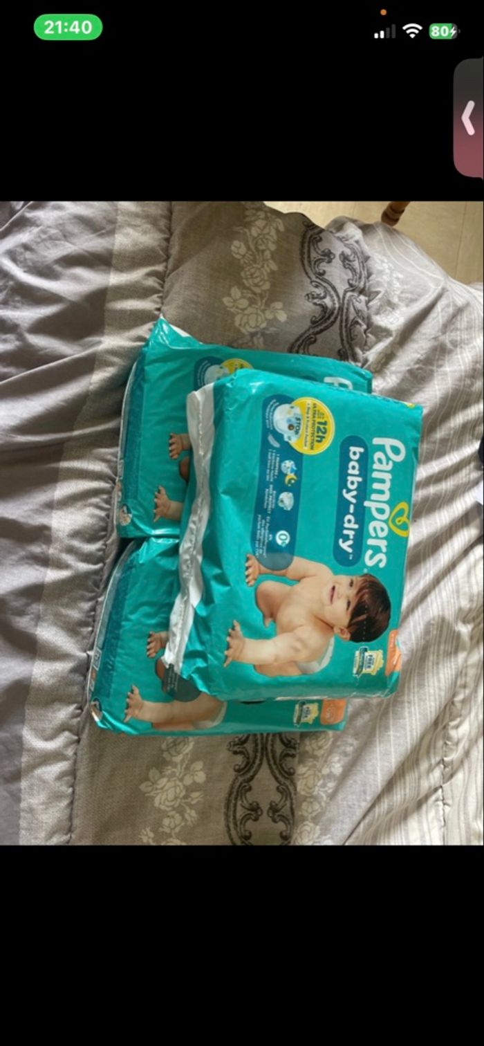 Couche Pampers - photo numéro 3