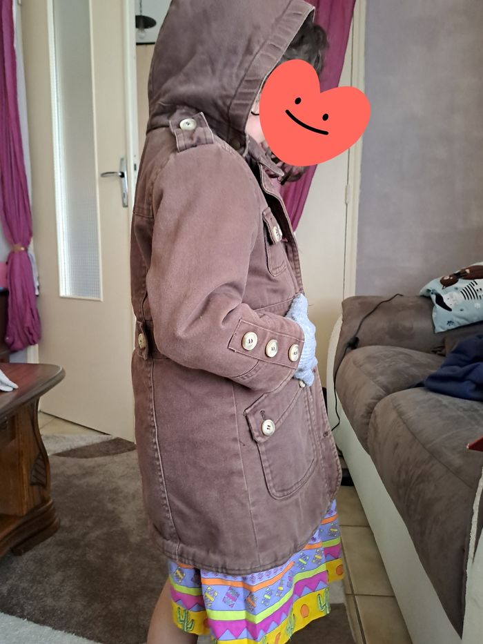 Manteau marron DPAM 4 ans - photo numéro 5