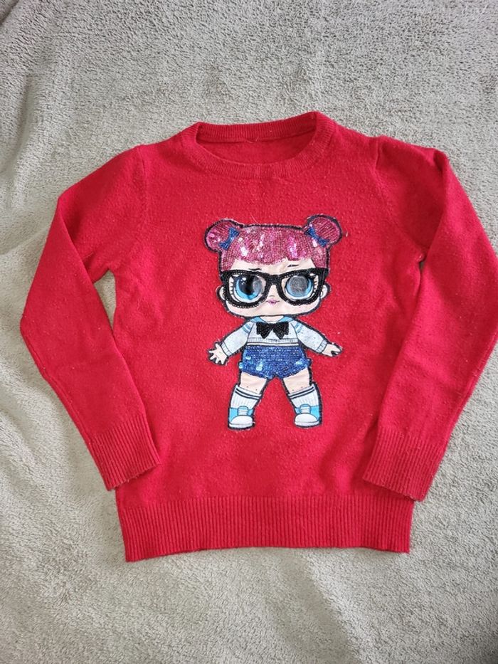 Pull fille poupée lol 3 - 4 ans