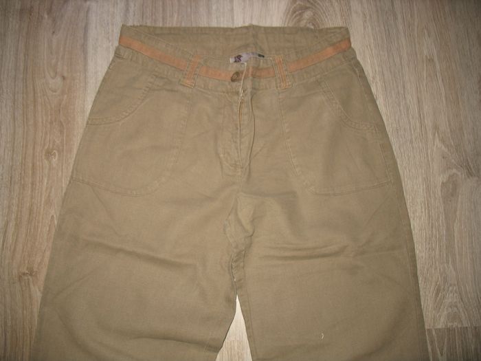 PANTALON LARGE MARRON CLAIR "KIABI WOMEN" - TAILLE 38 - n°05 - photo numéro 4