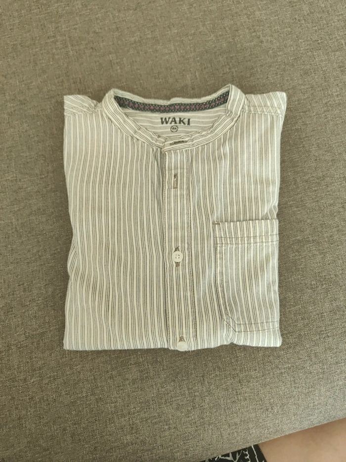 Chemise à rayures waki 6 ans