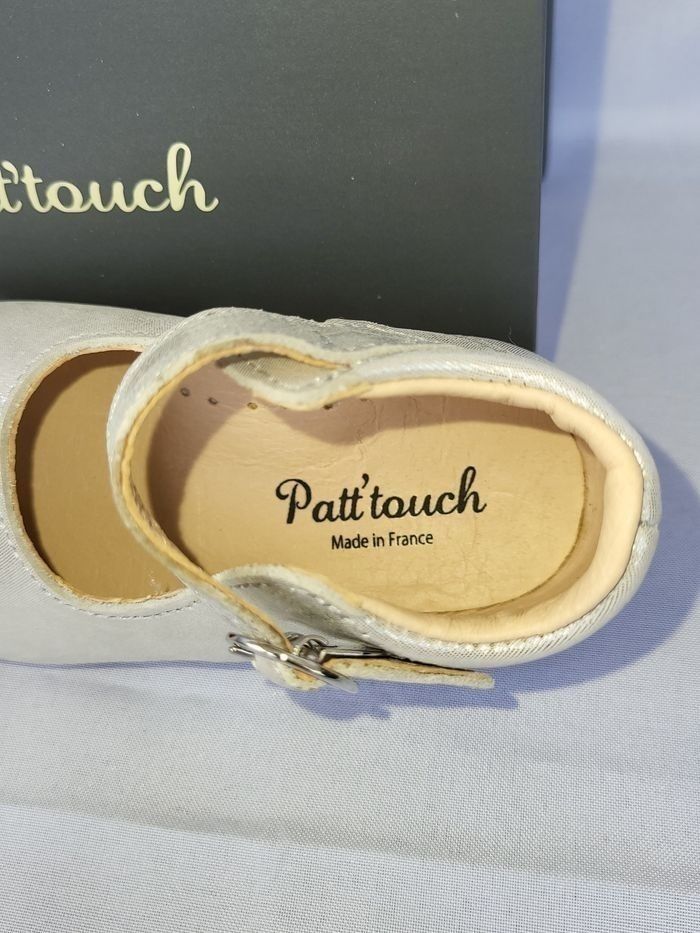 Chaussures fille en cuir crème Point 20  Made in France 🇨🇵 - photo numéro 5