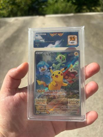 Pikachu promo gradé 