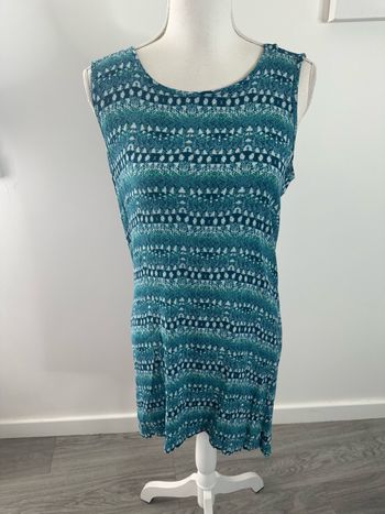 Robe bariolée bleue ethnique aztèque Emoi T38 M