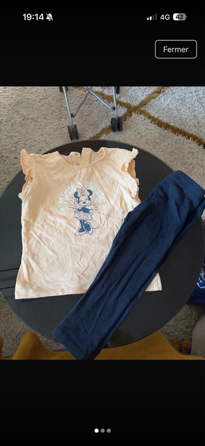Ensemble t-shirt + legging - photo numéro 1