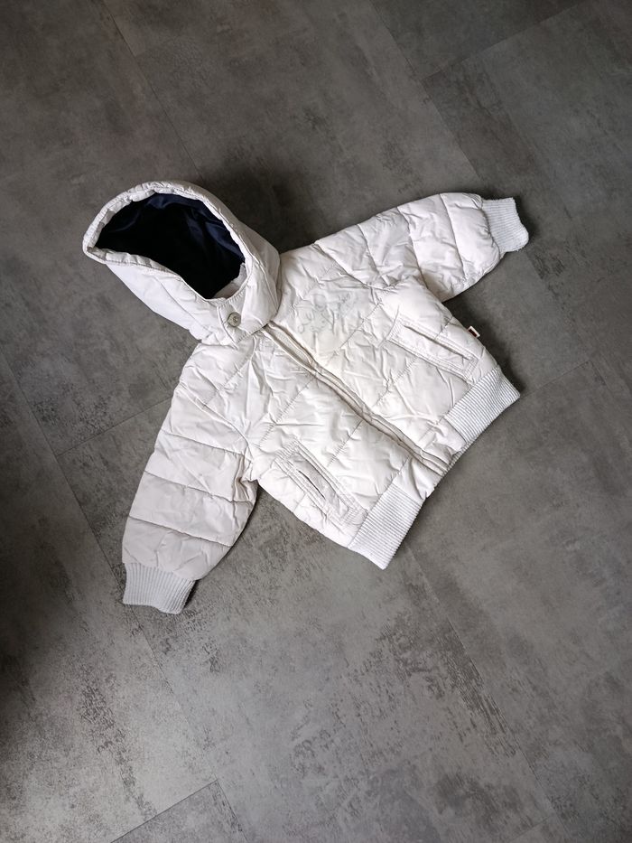 Blouson blanc 12 mois