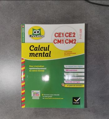 Livre de calcul mental 