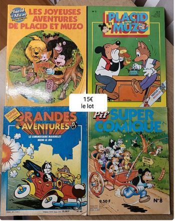 4 bds Pif et Hercule / Placid et Muzo années 80