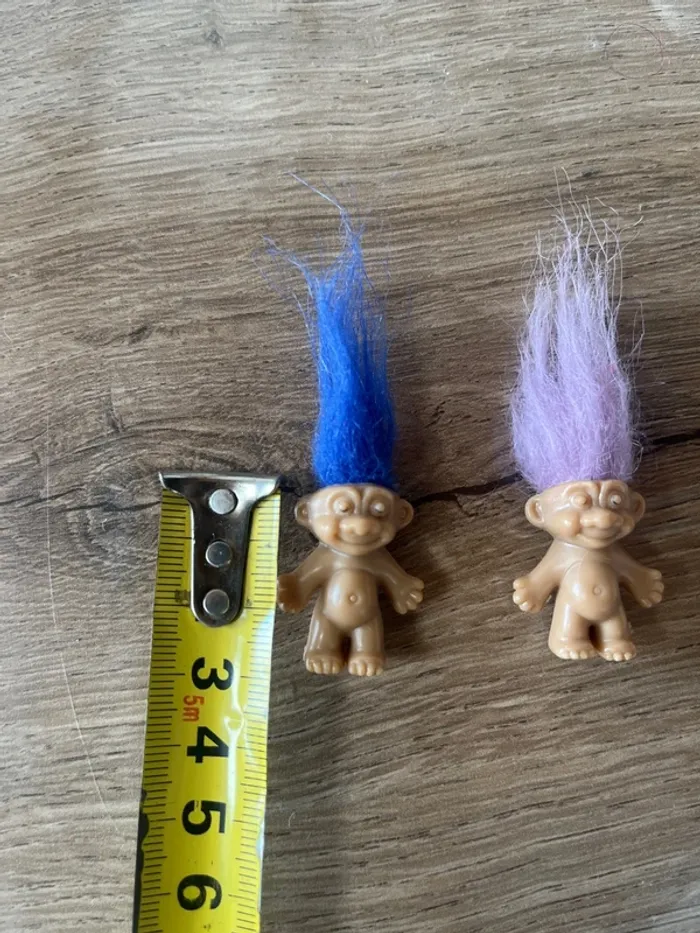 Lot de 2 minis trolls - photo numéro 2