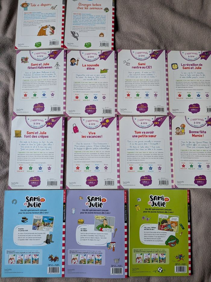 Lot de livres Sami et julie niveau CE1 - photo numéro 2