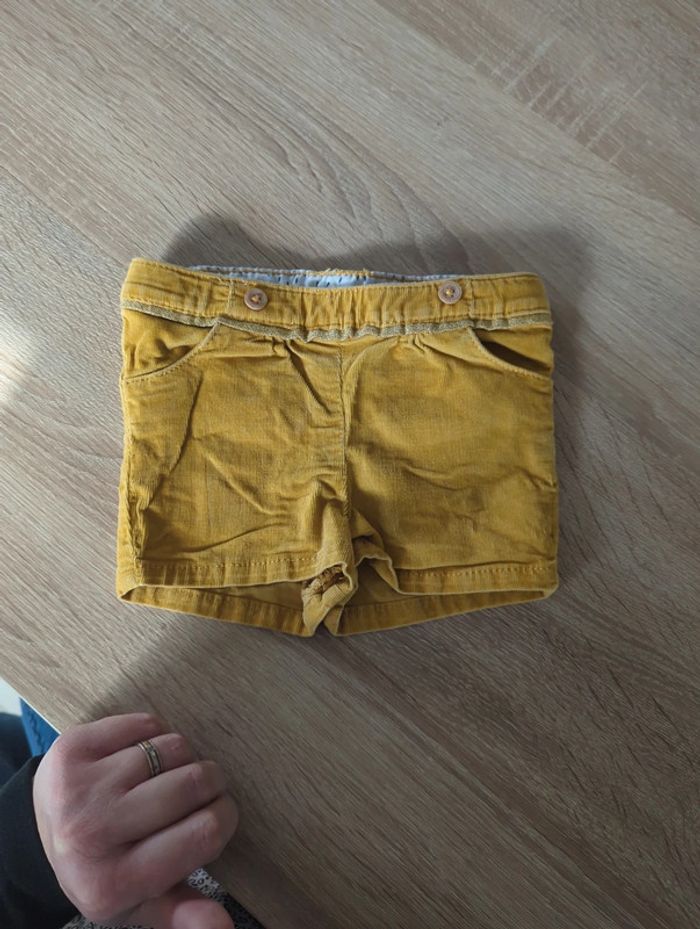 Short en velours TAO 6 mois