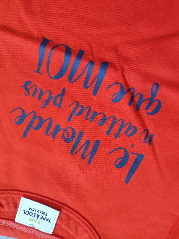 Maillot t-shirt 9mois garçon - photo numéro 2