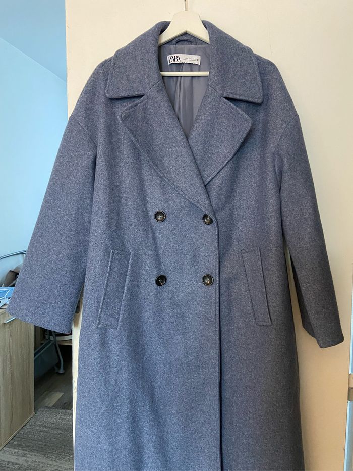 Manteau bleu Zara 💙 - photo numéro 2