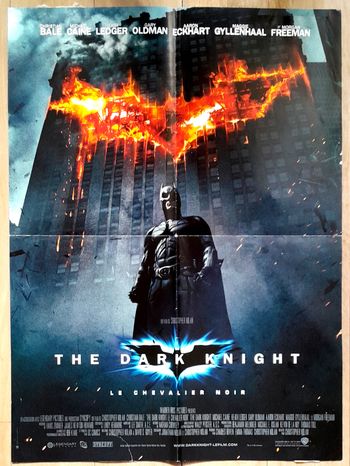affiche film cinéma The dark knight le chevalier noir christian bale