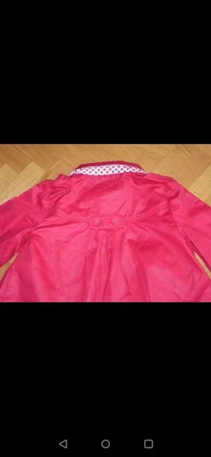 Neuf Trench imperméable rouge Lisa Rose 12 ans - photo numéro 4