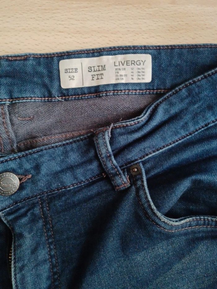 Jeans homme très bon état Taille 44 Livergy slim fit - photo numéro 4