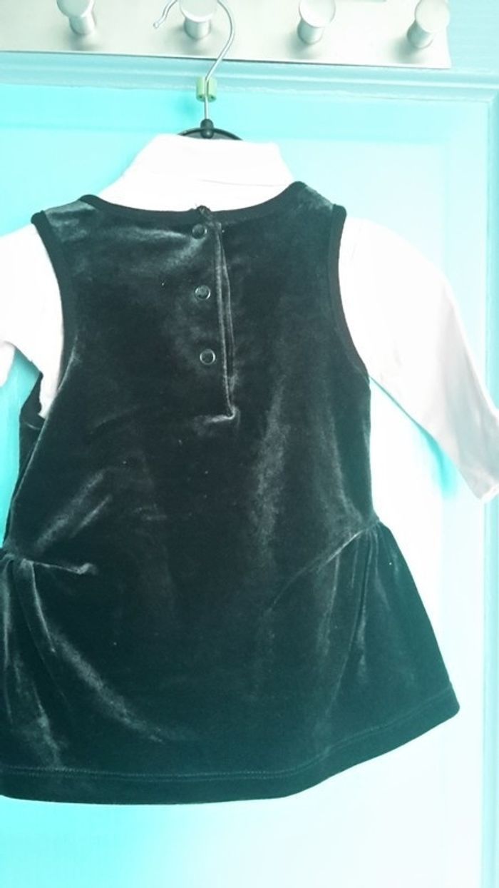 Ensemble robe + tee-shirt Love Minnie 3 mois - photo numéro 3