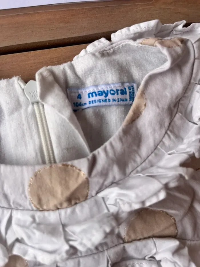 Blouse à pois mayoral 4 ans - photo numéro 3
