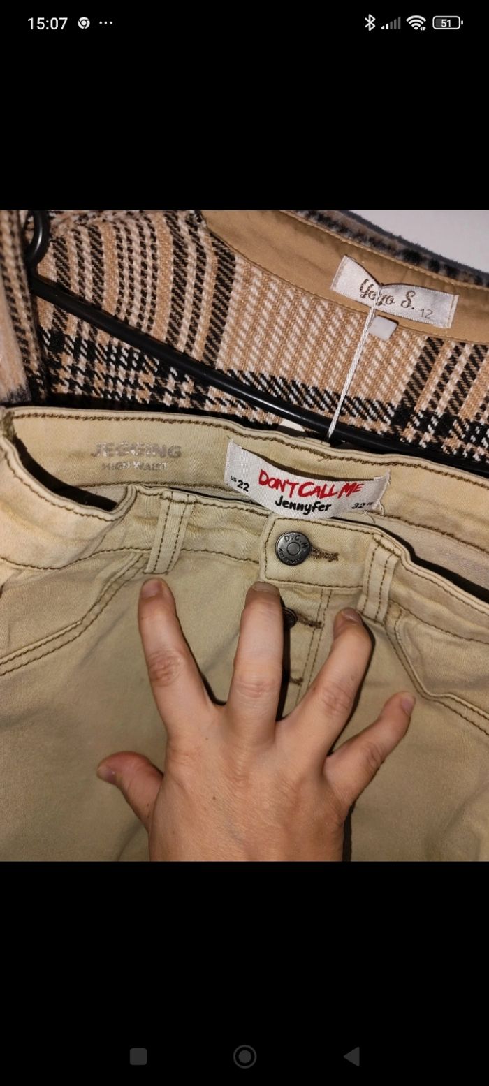 Ensemble fille jean jennyfer 32 veste 12 ans - photo numéro 4