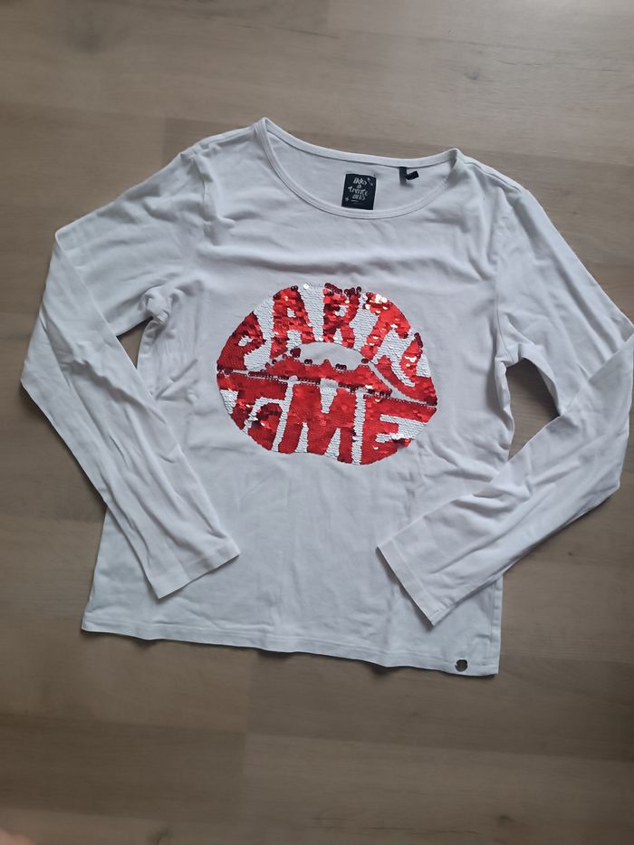 Tee-shirt manches longues sequin