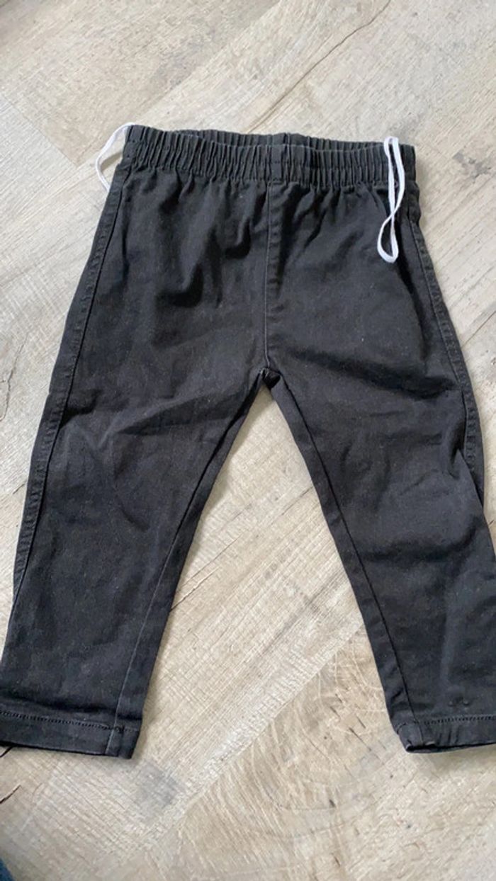 Pantalon noir/ gris