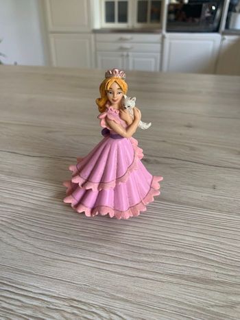 Figurine princesse rose de 10 cm