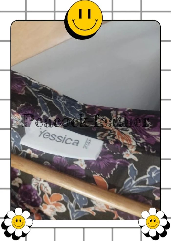 Blouse voilage violet yessica 46 - photo numéro 3