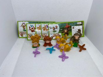 Lot de 5 surprises kinder nature singe