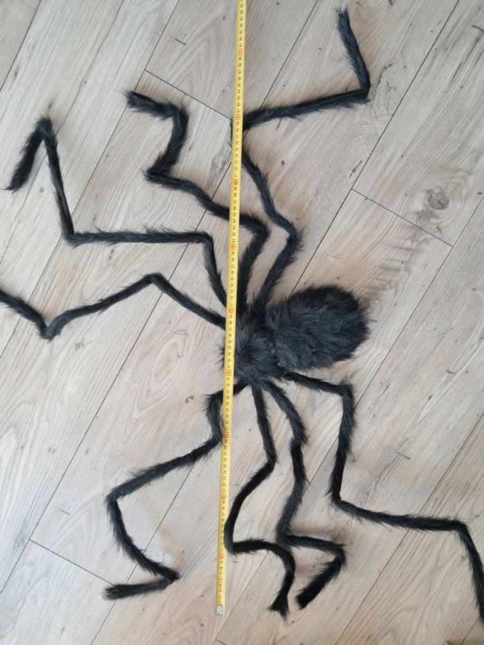 Énorme araignée de 1 mètre. Décor halloween - photo numéro 7