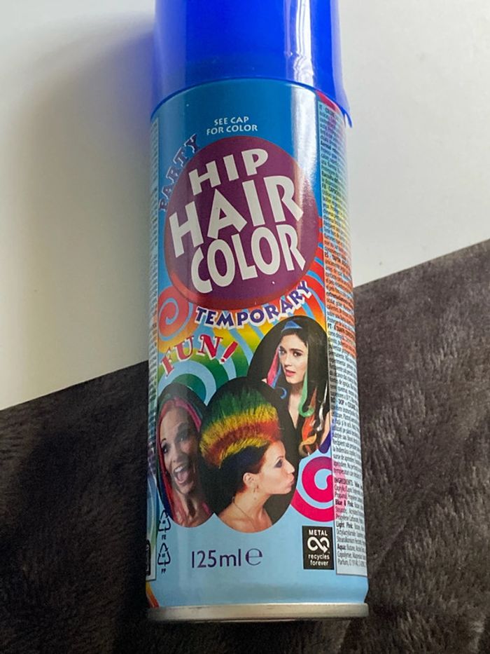 bombe colorée bleue pour les cheveux - photo numéro 2