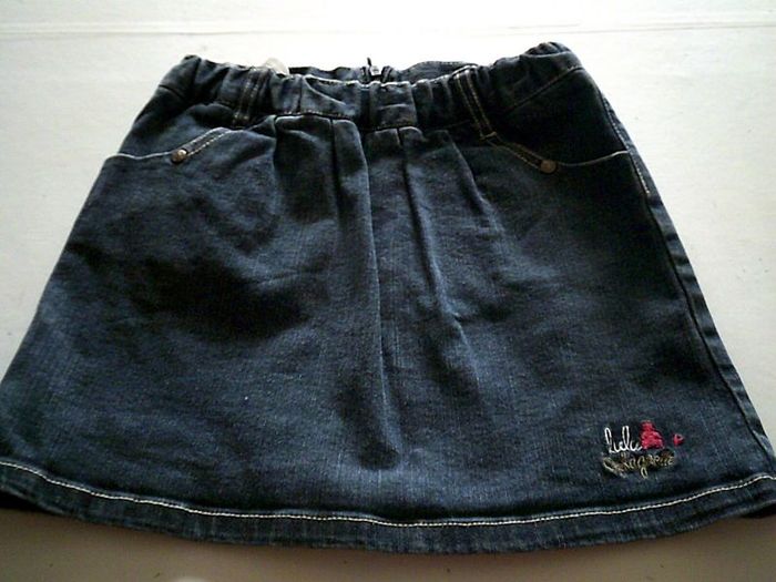 Jupe en jean taille 8 ans -Lulu Castagnette