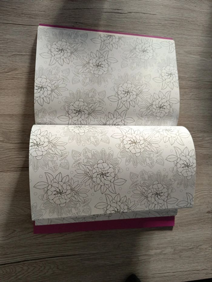 Art therapie coloriage fleurs jamais servi - photo numéro 4